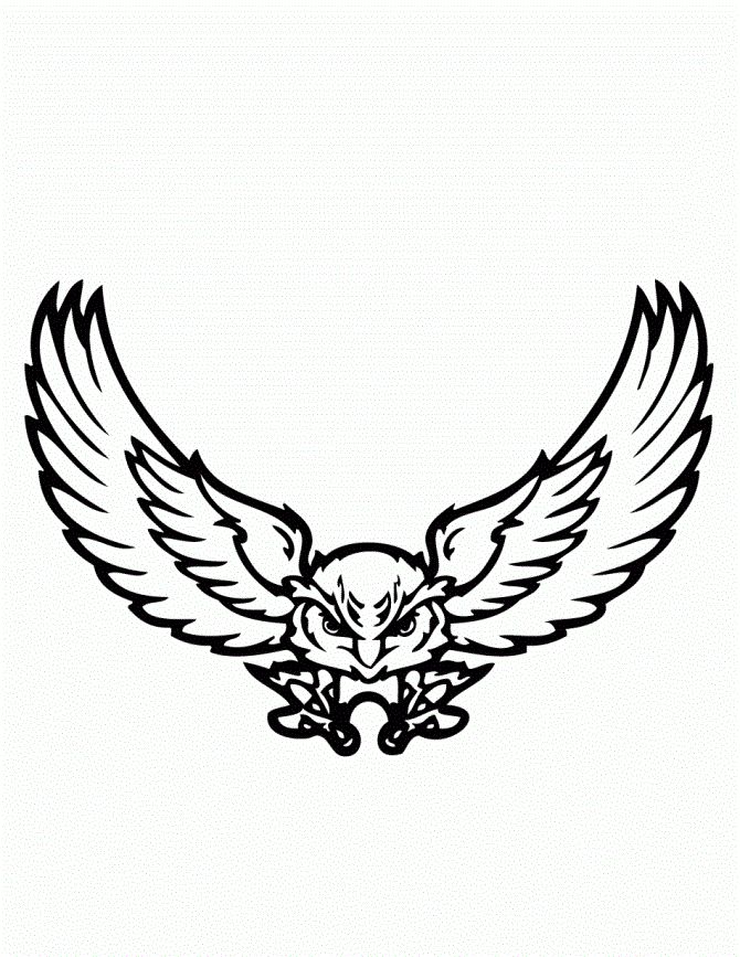 Flying Owl Clipart