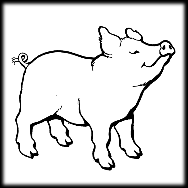 600x600 Flying Pig Clipart Image