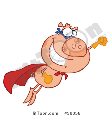 450x470 Pig Clipart