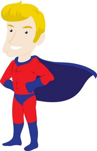 192x300 Superhero Clip Art