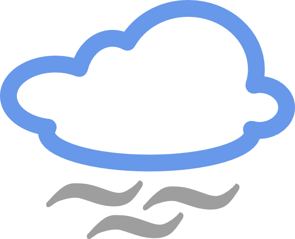 600x486 Cloudy Weather Symbols Clip Art