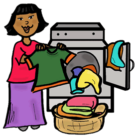 275x275 Folded Laundry Clipart Kid