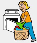 125x147 Free Laundry Clipart