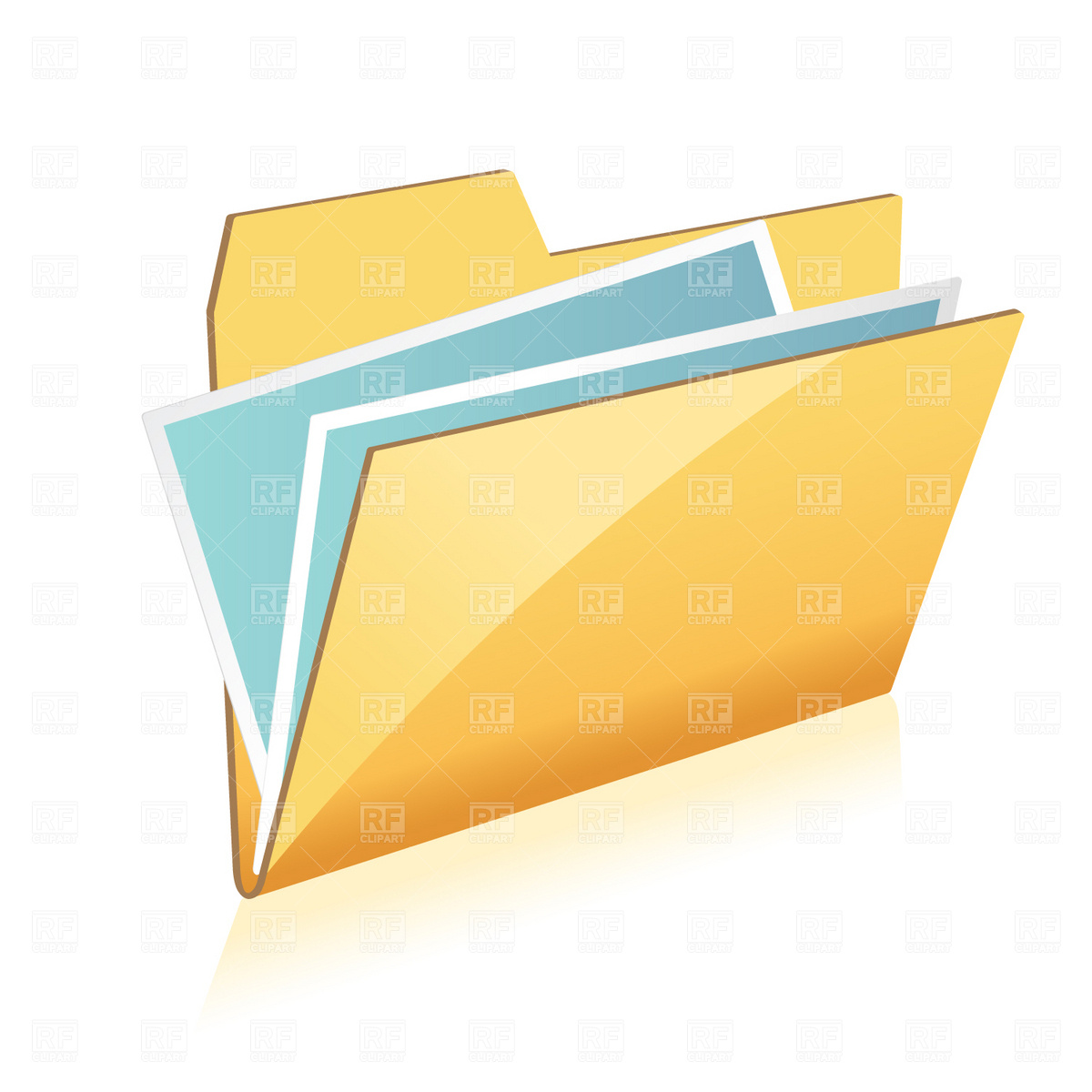1200x1200 Folder Icon Royalty Free Vector Clip Art Image