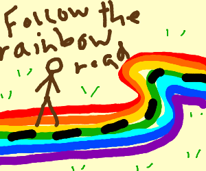 300x250 Rainbow Road