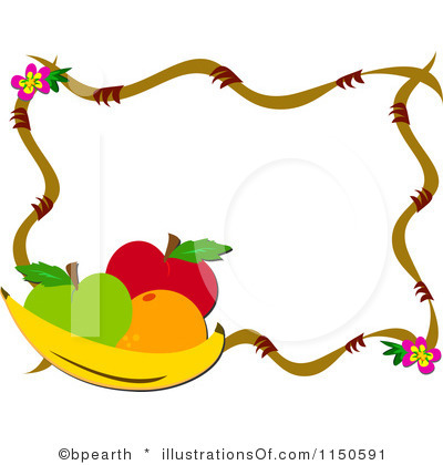 400x420 Fruits Amp Vegetables Clipart Border Design