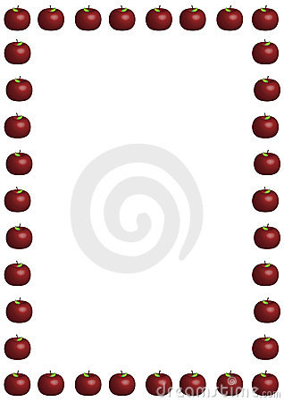 318x450 Teacher Apple Border Clipart
