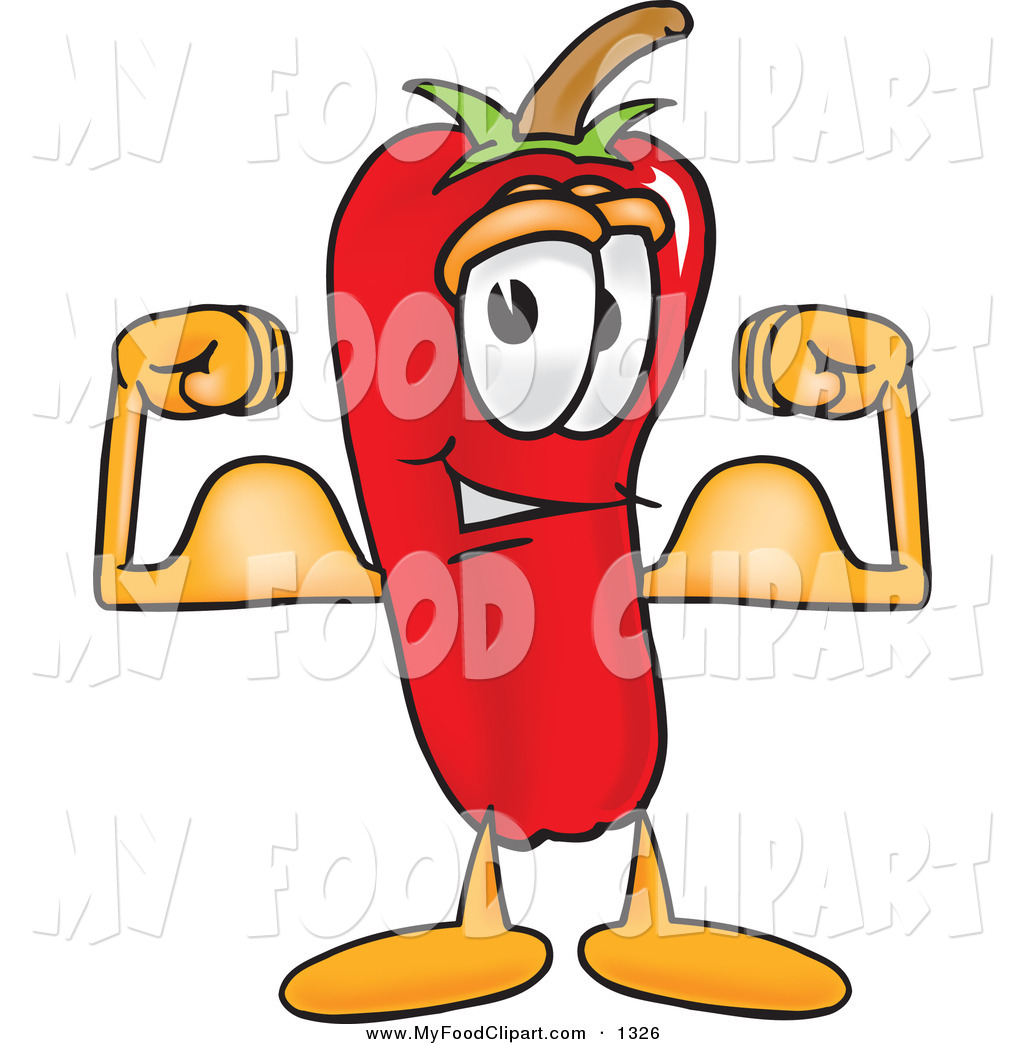 1024x1044 Food Clip Art Of A Strong Happy Chili Pepper Mascot Cartoon