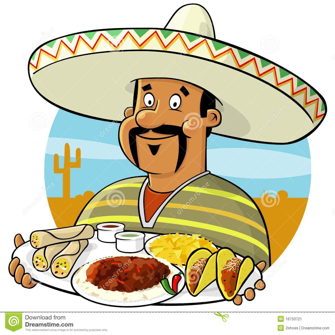 1300x1300 Mexican Cartoon Clipart