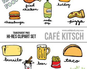 340x270 Food Clip Art Etsy