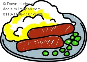 300x216 Dinner Plate With Food Clip Art