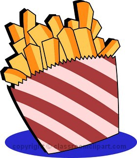 281x325 Chips Clipart Fast Food