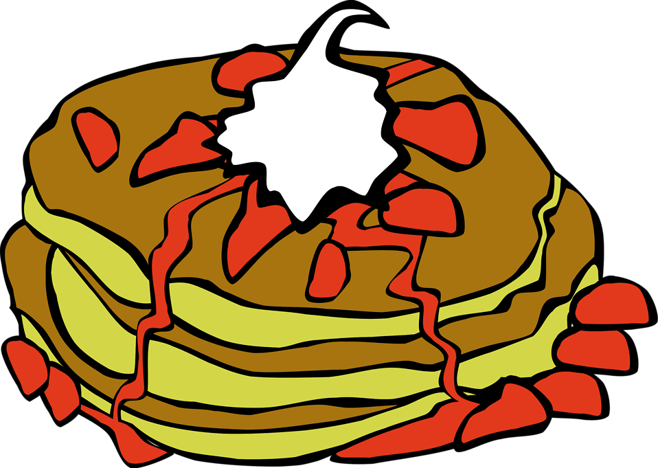 958x681 Pancake Clipart Transparent Food