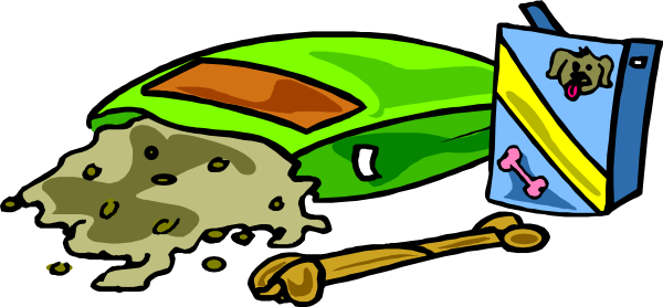 600x278 Dog Food Clip Art