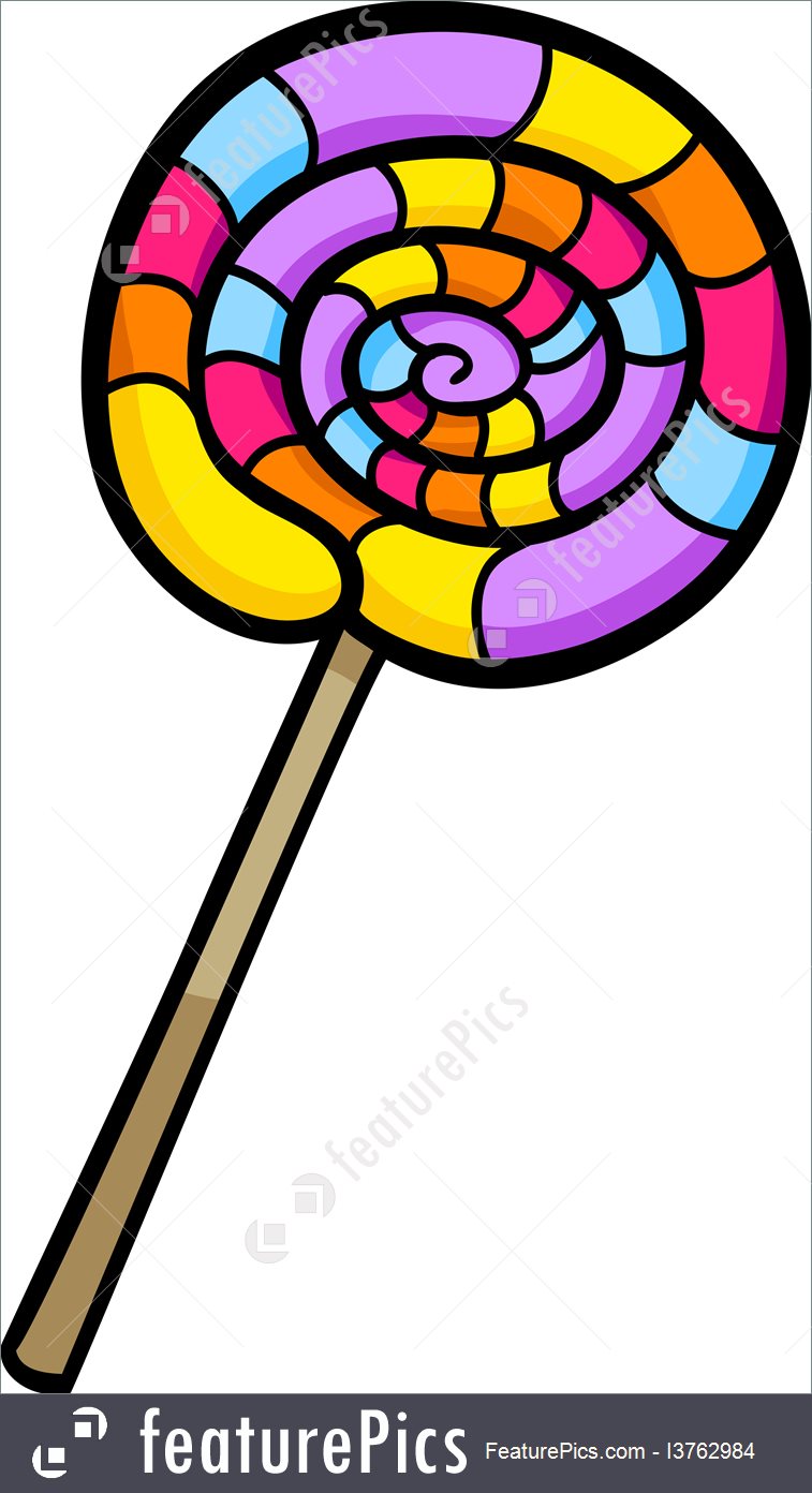 757x1392 Lollipop Clip Art Cartoon Illustration