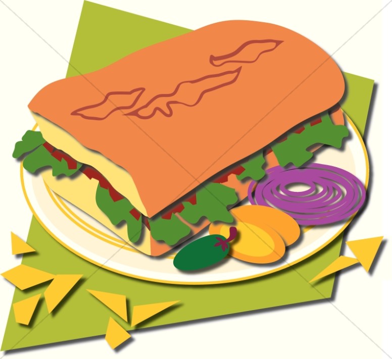 776x711 Sandwich Clipart Plate Food
