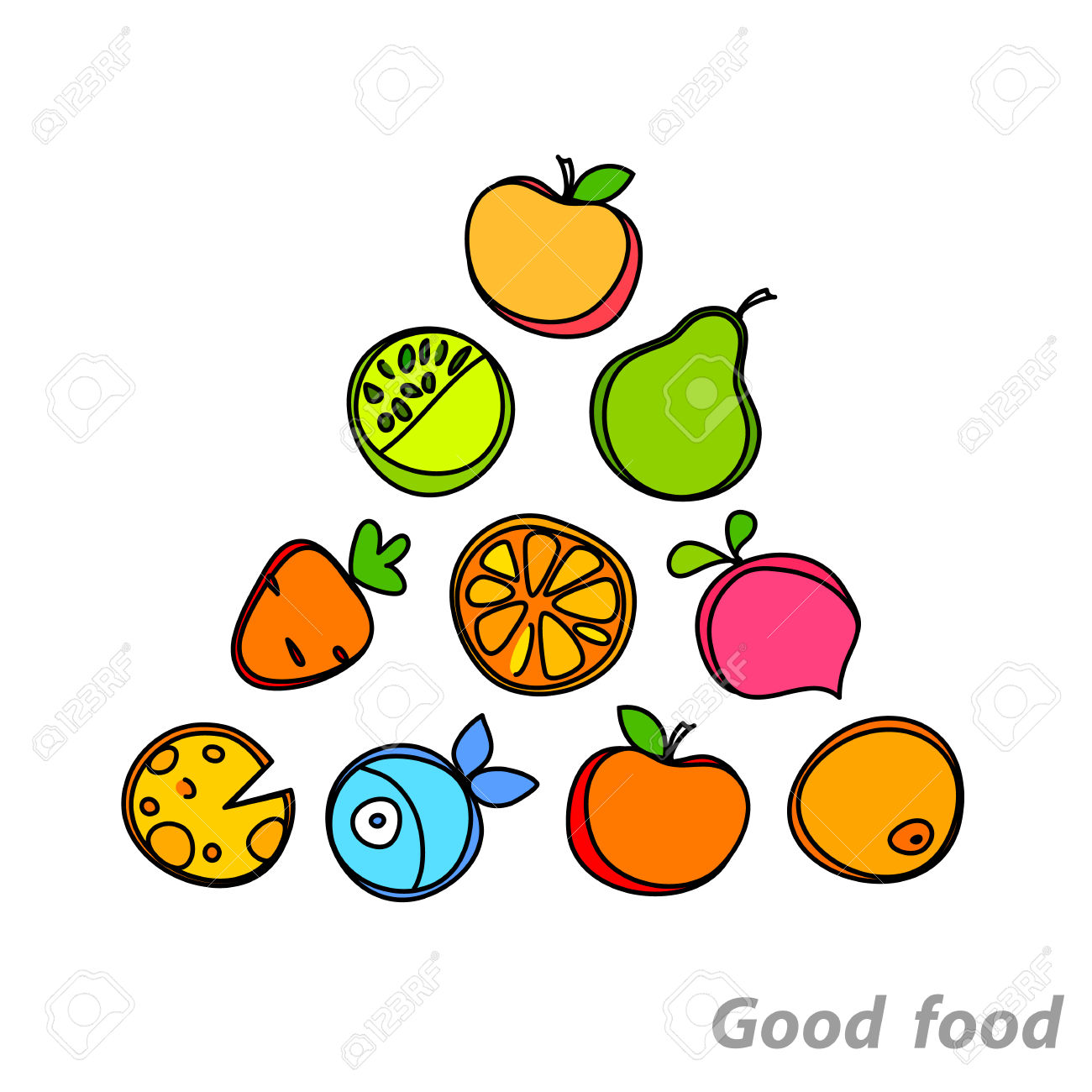 1300x1300 Top 92 Food Pyramid Clip Art