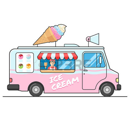 450x450 Car Clipart Ice Cream
