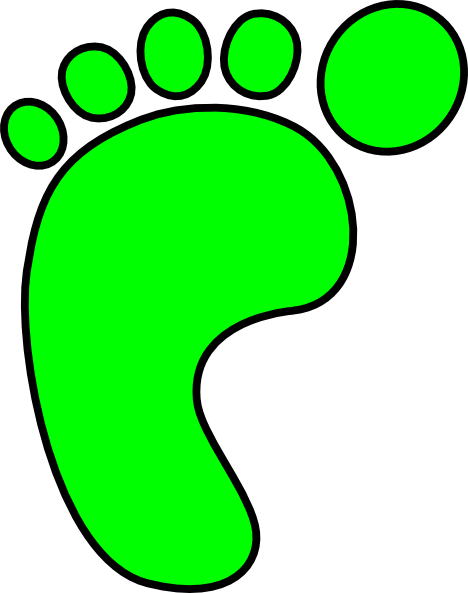 468x593 Left Foot Clip Art