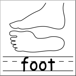 Foot Clipart Black And White | Free download on ClipArtMag