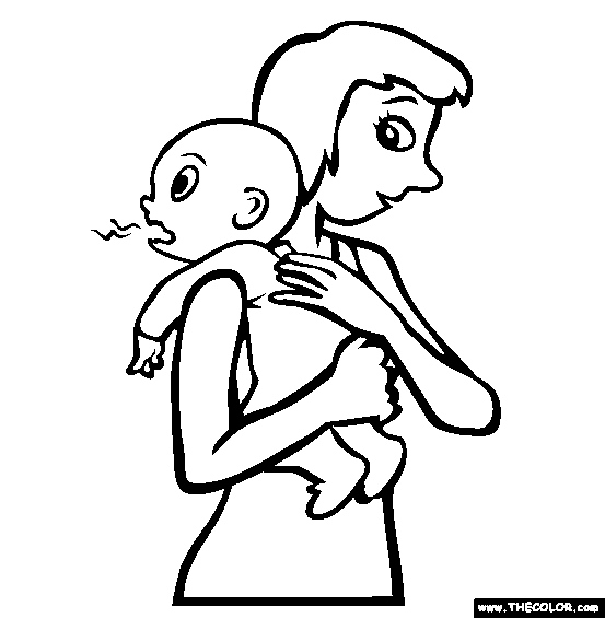 553x565 Baby Online Coloring Pages