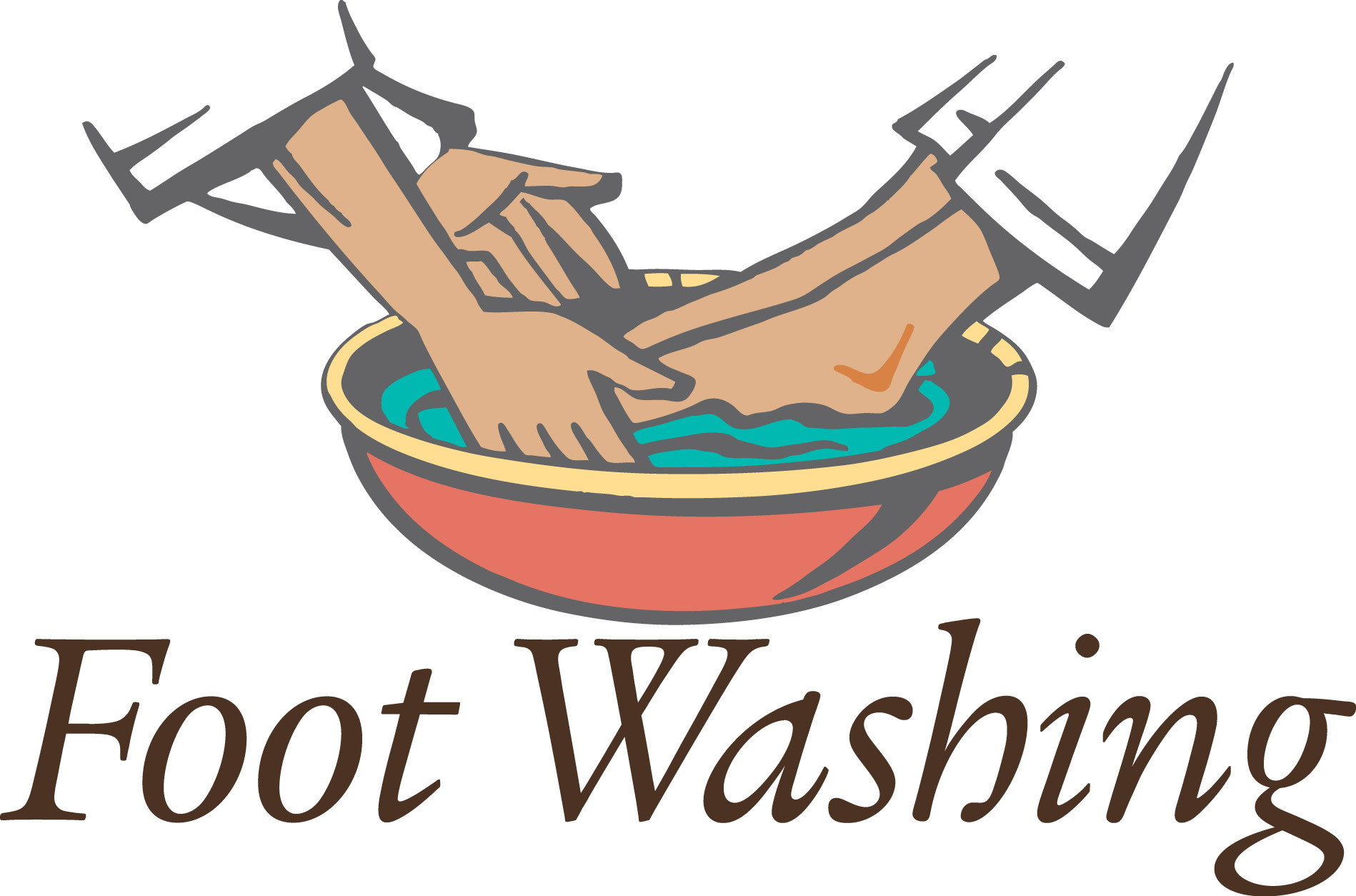 1898x1254 Big Foot Clipart Wash Feet