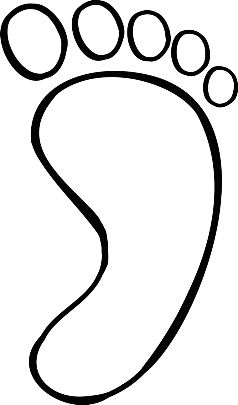 Printable Foot Size Template