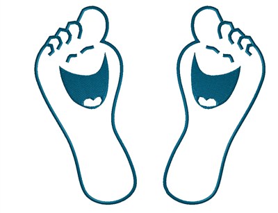 400x307 Design Clipart Foot