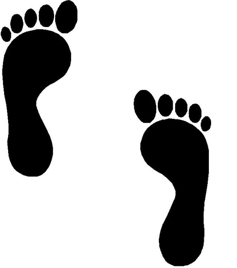 464x525 Footprint Images Clip Art Clipart