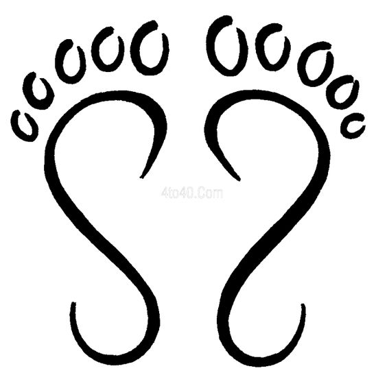 564x563 Christian Clip Art Footsteps Cliparts