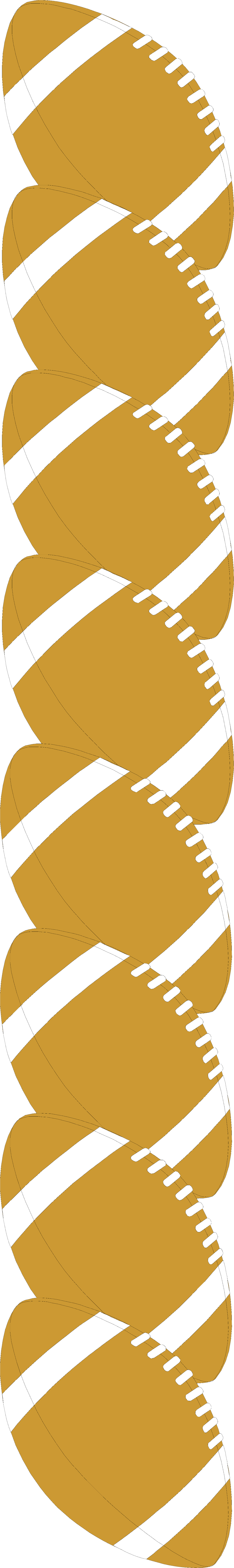 958x6429 Football Clipart Border