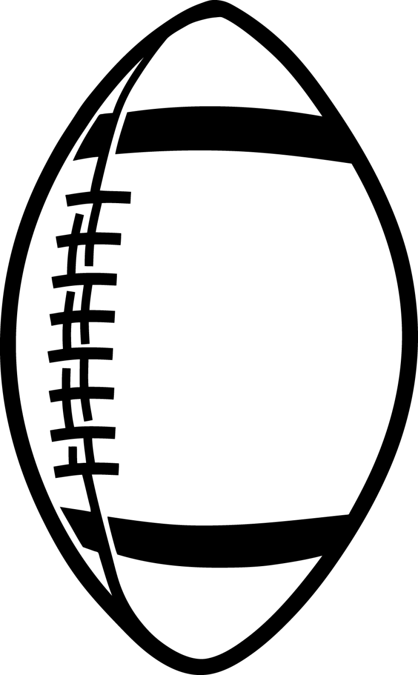 830x1339 Football Clipart Symbol