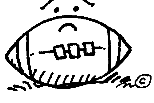 500x334 Image Of Football Clipart Black And White