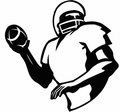 400x372 Football Player Clip Art