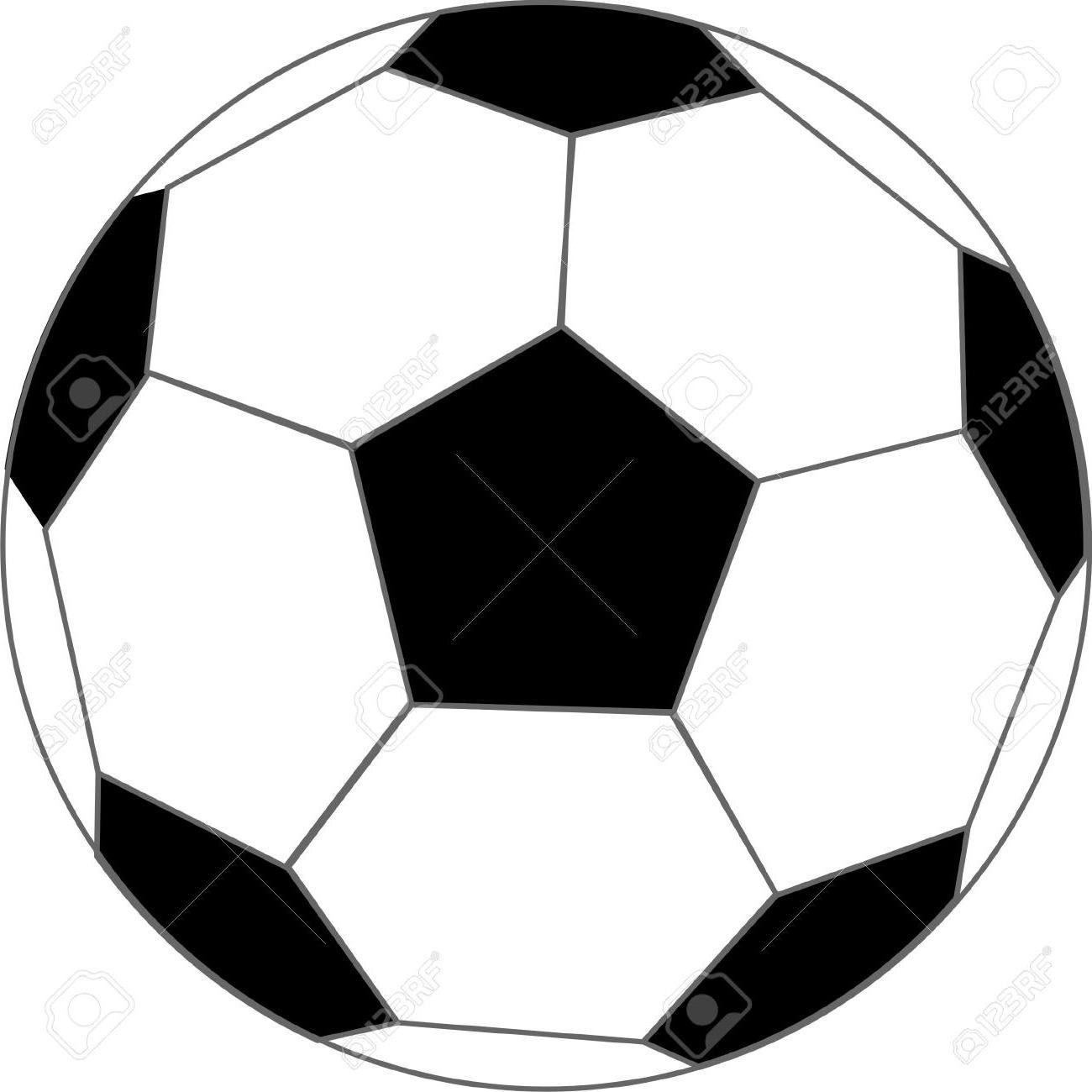 1300x1300 Unique Football Vector Stock Drawing