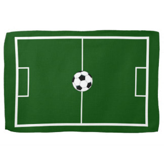 324x324 Football Field Kitchen Towels Zazzle