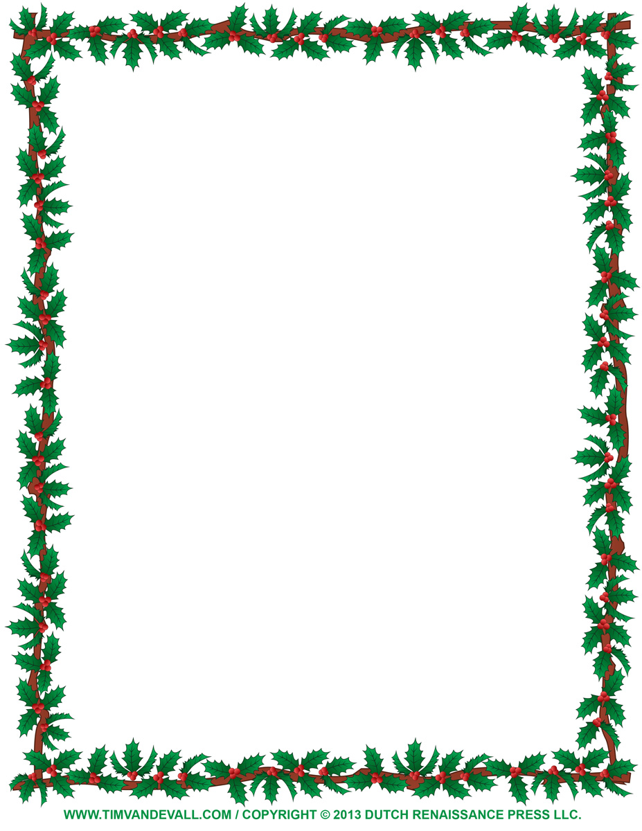 927x1200 Christmas Clipart Border Many Interesting Cliparts