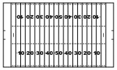 168x101 American Football Field Clipart Black And White