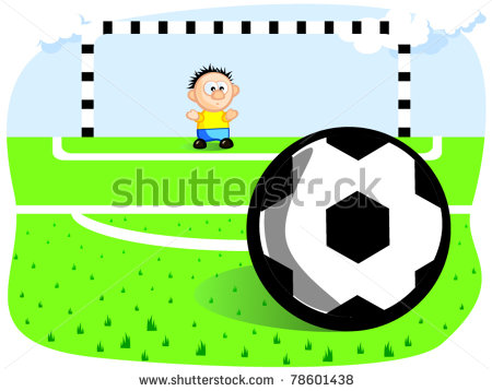 450x358 Clipart Football Field Goal