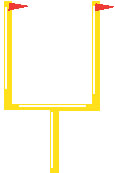115x173 Football Goal Post Clipart