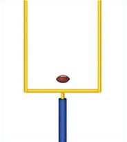 184x205 Free Football Goal Post Clipart