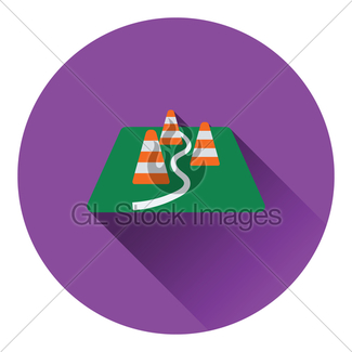 325x325 Icon Of Football Field Gl Stock Images