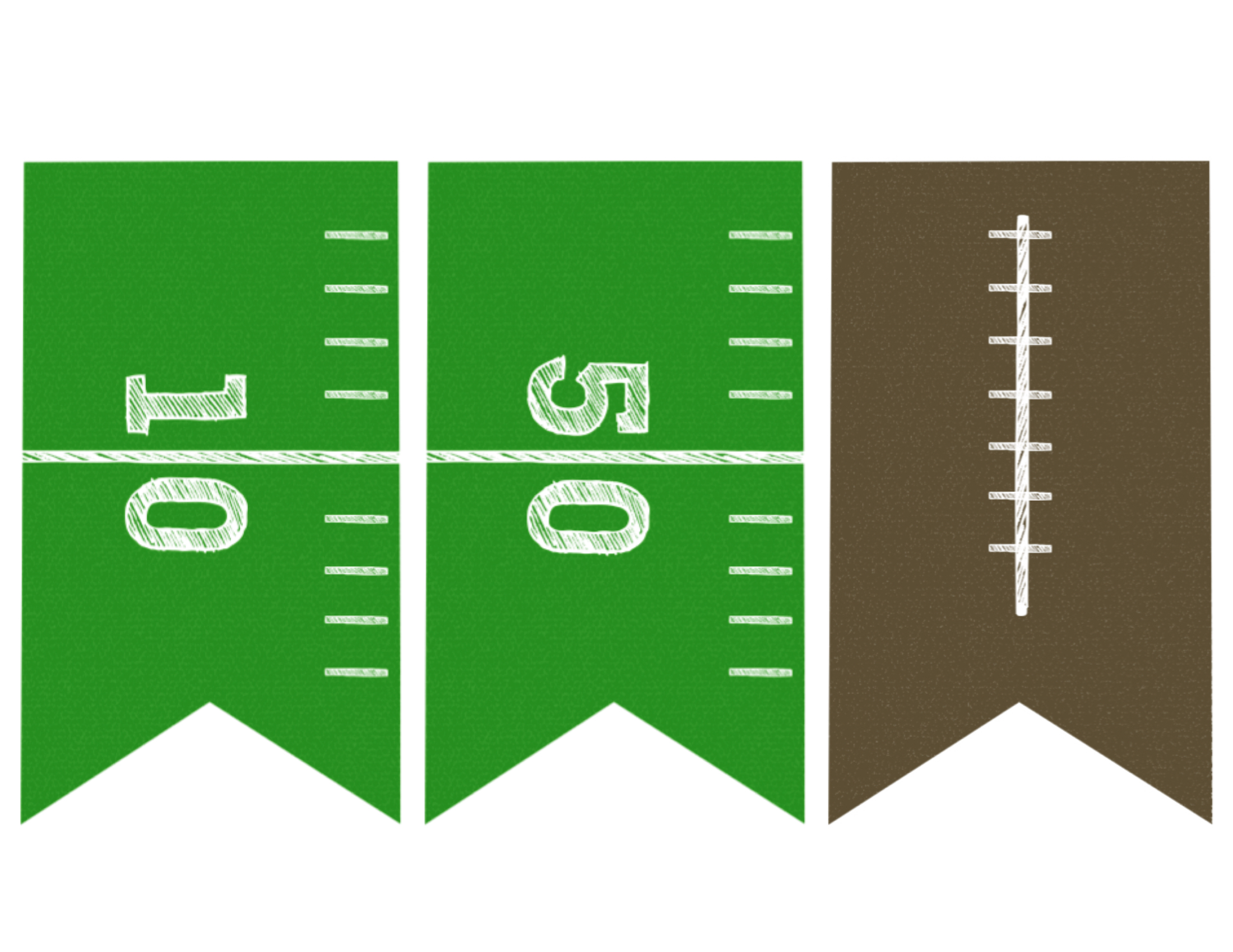 2200x1700 Football Banner Free Printable {Football Party}