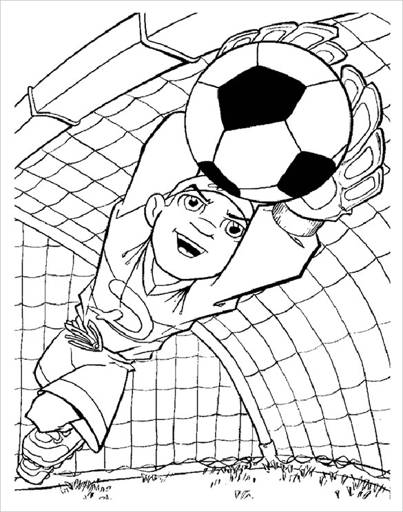 585x743 Pics Coloring Football Coloring Pages Printable With Football