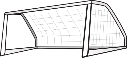 500x229 Soccer Goal Post Vector Clip Art Public Domain Vectors