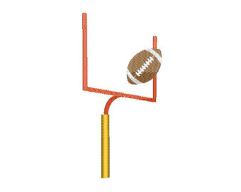 340x270 Football Goal Post Clipart