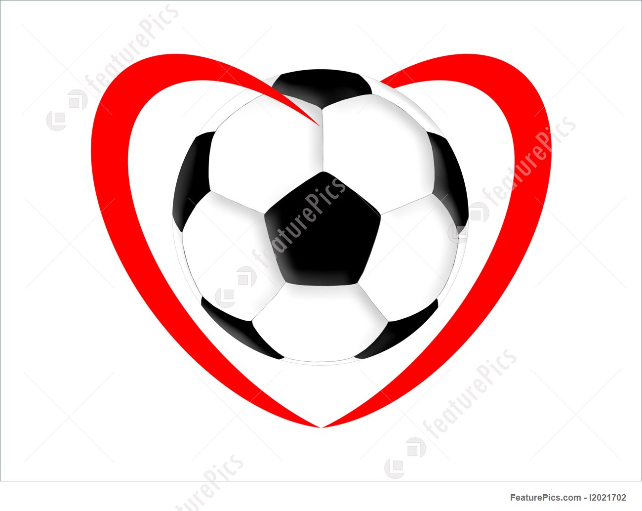 1300x1034 Football Love Illustration