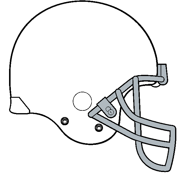 626x580 Football Helmet Template