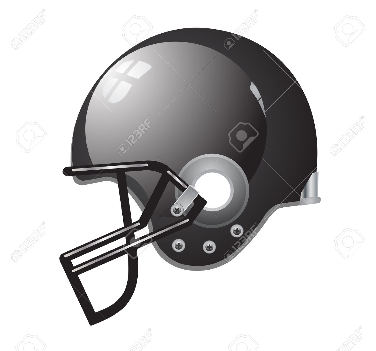 1300x1212 Gray Clipart Football Helmet