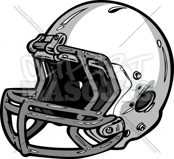 590x540 Football Helmet Clipart Graphic Vector Logo